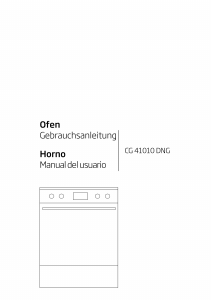 Bedienungsanleitung BEKO CG 41010 DNG Herd