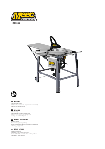 Manual Meec Tools 004-665 Table Saw