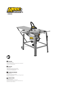 Manual Meec Tools 004-666 Table Saw