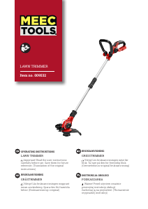 Bruksanvisning Meec Tools 009-532 Gresstrimmer