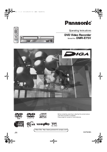 Bruksanvisning Panasonic DMR-E75VEB DVD spelare