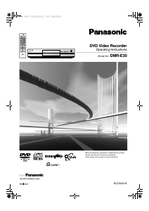 Manual Panasonic DMR-E30EB DVD Player