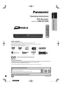Manual Panasonic DMR-EX79EB DVD Player
