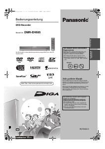 Bedienungsanleitung Panasonic DMR-EH685 DVD-player