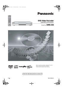 Manual Panasonic DMR-E50EB DVD Player