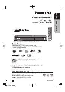 Bruksanvisning Panasonic DMR-EZ48VEB DVD spelare