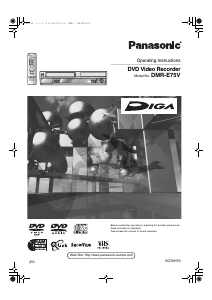 Bruksanvisning Panasonic DMR-E75VEG DVD spelare