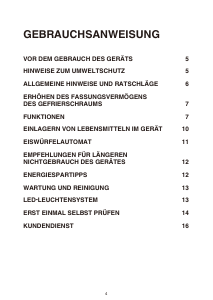 Bedienungsanleitung Bauknecht GKN 2777 Gefrierschrank