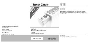 Handleiding SilverCrest HT2000 Thermostaat