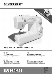 Manual SilverCrest IAN 285275 Máquina de costura