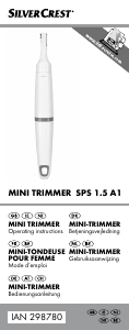 Manual SilverCrest SPS 1.5 A1 Eyebrow Trimmer