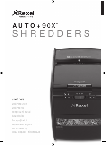 Руководство Rexel Auto+ 90X Шреддер для бумаги