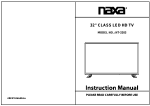Manual Naxa NT-3203 LED Television