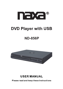 Manual Naxa ND-856P DVD Player