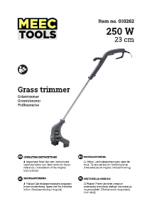 Manual Meec Tools 010-262 Grass Trimmer
