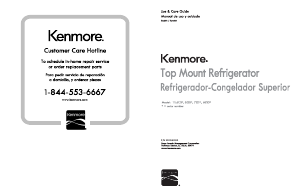 Handleiding Kenmore 111.69339 Koel-vries combinatie