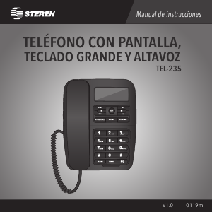 Manual de uso Steren TEL-235 Teléfono