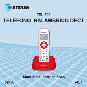 Bruksanvisning Steren TEL-600 Trådlös telefon