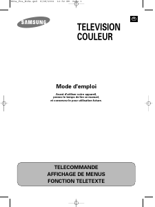 Mode d’emploi Samsung WS32V54N Téléviseur