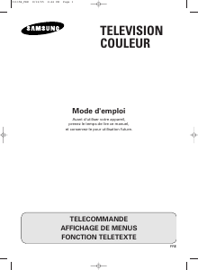 Mode d’emploi Samsung CW-21A8VN Téléviseur