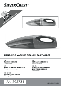 Εγχειρίδιο SilverCrest SAS 7.4 LI C2 Ηλεκτρική σκούπα χειρός