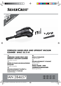 Manual SilverCrest SHAZ 22.2 A1 Handheld Vacuum