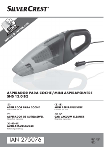 Manual SilverCrest IAN 275076 Handheld Vacuum