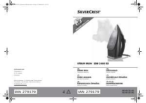 Manuál SilverCrest SDB 2400 E3 Žehlička