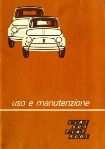 Manuale Fiat 500 (1968)