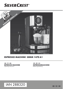 Manual SilverCrest IAN 288320 Espresso Machine