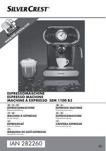 Manual de uso SilverCrest IAN 282260 Máquina de café espresso