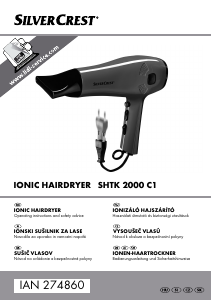 Manual SilverCrest IAN 274860 Hair Dryer