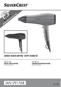 Manual SilverCrest IAN 291768 Hair Dryer