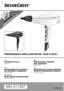 Instrukcja SilverCrest SHAC 2100 B1 Suszarka do włosów