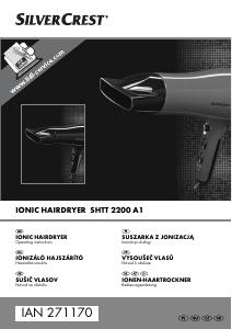 Instrukcja SilverCrest SHTT 2200 A1 Suszarka do włosów