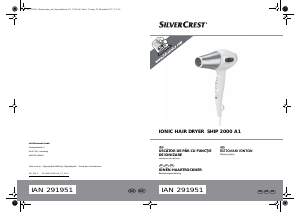 Manual SilverCrest SHIP 2000 A1 Uscător de păr
