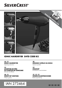 Manual SilverCrest SHTD 2200 B2 Uscător de păr