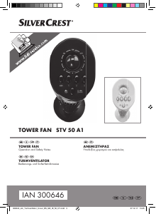Manual SilverCrest STV 50 A1 Fan