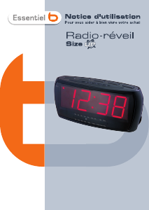 Mode d’emploi Essentiel B Size Up Radio-réveil