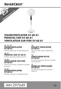 Manuál SilverCrest IAN 297649 Větrák