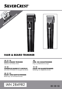 Mode d’emploi SilverCrest IAN 284982 Tondeuse à barbe
