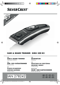 Bruksanvisning SilverCrest IAN 278242 Skäggtrimmer