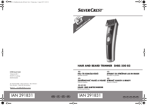 Návod SilverCrest IAN 291831 Zastrihávač brady a fúzov