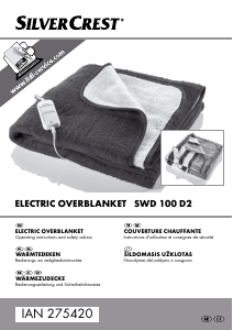 Bedienungsanleitung SilverCrest SWD 100 D2 Elektrische heizdecke