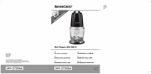 Bedienungsanleitung SilverCrest IAN 275066 Universalzerkleinerer