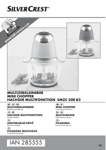 Bedienungsanleitung SilverCrest IAN 285555 Universalzerkleinerer