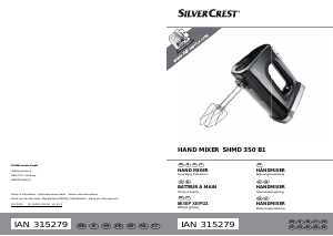 Kullanım kılavuzu SilverCrest SHMD 350 B1 El mikseri