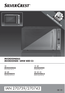 Manual de uso SilverCrest IAN 270739 Microondas