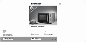 Priročnik SilverCrest IAN 304859 Mikrovalovna pečica