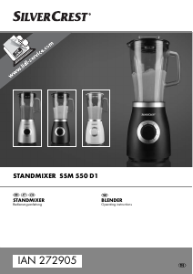 Manual SilverCrest IAN 272905 Blender